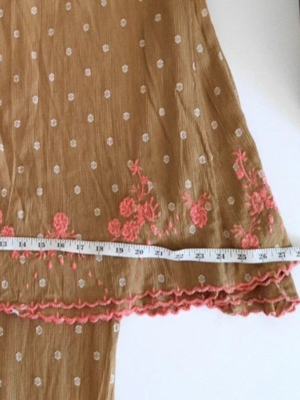 Free People Hearts Rising Embroidered Top & Pants In Moss Size M NWT - Picture 11 of 11